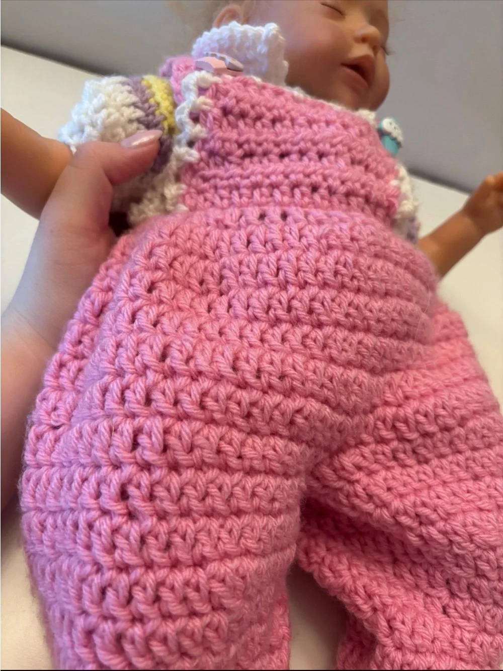 ADG Mayra Graz sleeping baby doll with knitted outfit